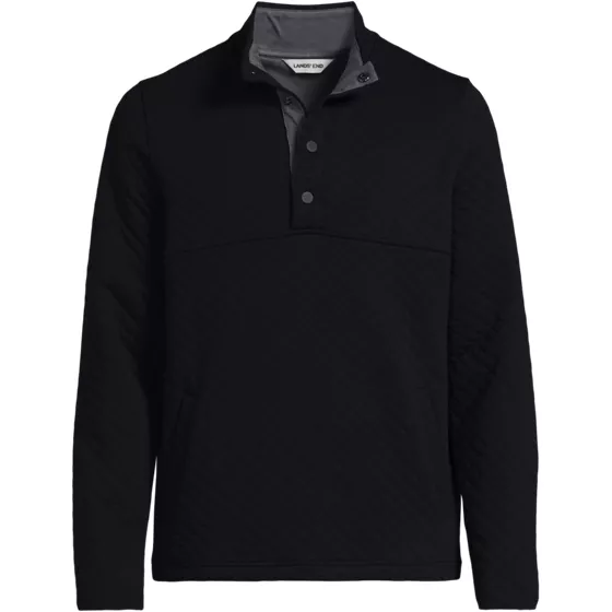 School Uniform Unisex Quilted Snapneck Pullover - primary