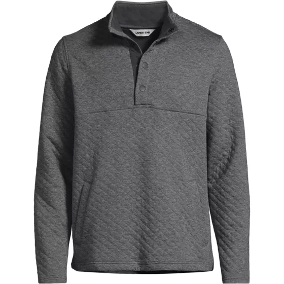 School Uniform Unisex Quilted Snapneck Pullover - primary