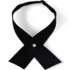 School Uniform Girls Solid Cross Tie, Front