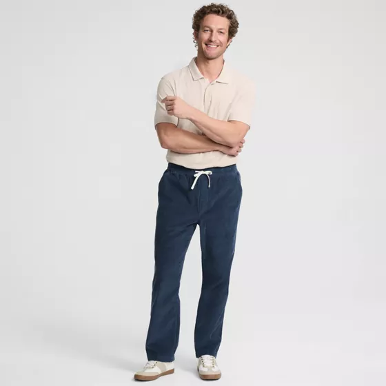 Men's Coastal Corduroy Pull On Deck Pant - primary
