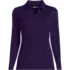 School Uniform Women's Supima Micro Modal Long Sleeve Convertible Collar Top, alternative image