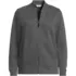 Women's Plus French Rib Bedford Full Zip Jacket, Front