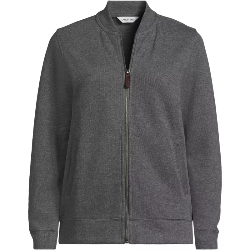 Women's French Rib Bedford Full Zip Jacket, Front
