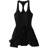 Women's Tugless Racerback Pleated Swim Dress, alternative image