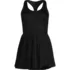 Women's Tugless Racerback Pleated Swim Dress, Front