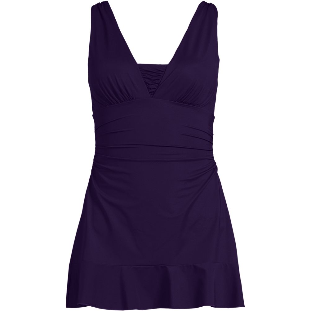 Women's SlenderSuit Grecian Mini Swim Dress | Lands' End