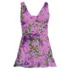 Women's SlenderSuit Grecian Mini Swim Dress, Front