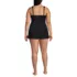 Women's Plus Size SlenderSuit Grecian Mini Swim Dress, Back