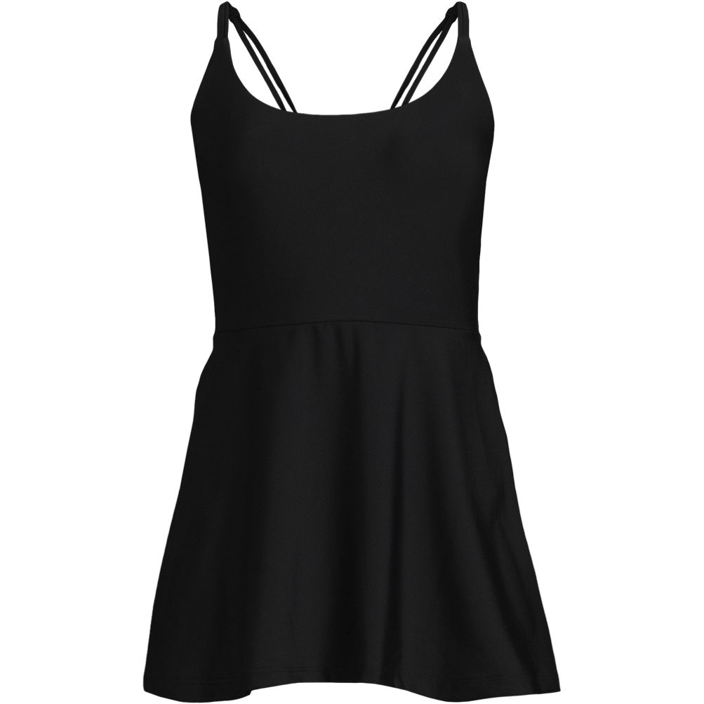 lands end scoop neck mini swim dress Lands' End Women's Petite Scoop Neck Mini Swim Dress Swimsuit
