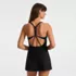 Womens Tugless QuickDry Strappy Back Mini Swim Dress, alternative image
