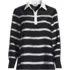 Women's Charmeuse Long Sleeve Contrast Collar Blouse, Front