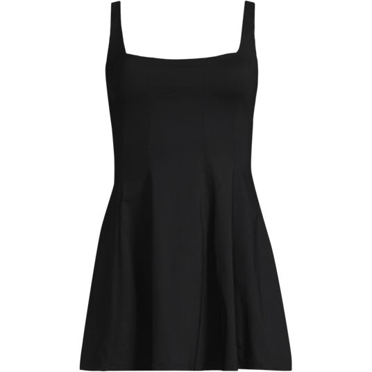 black prom dresses off the shoulder BABARONI Black Prom Dress with Off the Shoulder Tiered Skirt and Slit main image 0