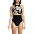 Women's Tugless Halter Monokini High Leg One Piece Swimsuit, Front
