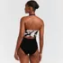 Women's Tugless Halter Monokini High Leg One Piece Swimsuit, Back