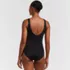 Women's Tugless V-Neck High Leg One Piece Swimsuit, Back