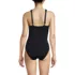 Women's Sweetheart Underwire Wrap One Piece Swimsuit, Back