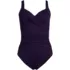 Women's Plus Size Sweetheart Underwire Wrap One Piece Swimsuit, Front