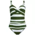 Women's Sweetheart Underwire Wrap One Piece Swimsuit, Front