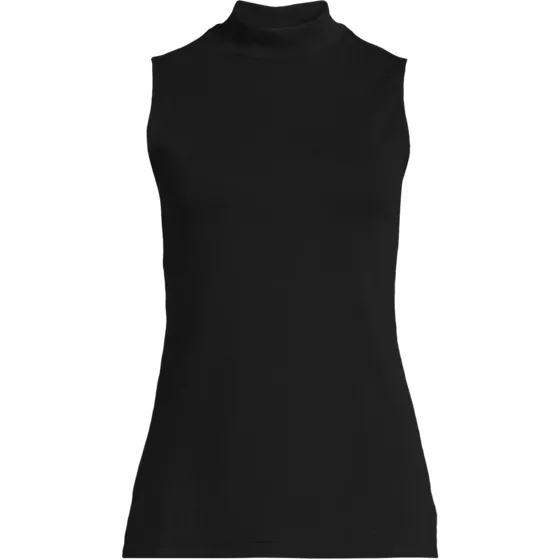 Women's Sleeveless Polished Essentials Mock Neck Top - primary