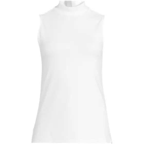 Women's Sleeveless Polished Essentials Mock Neck Top - primary