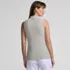 Women's Sleeveless Polished Essentials Mock Neck Top, Back