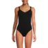 Women's V-Neck High Leg Strappy Back One Piece, Front