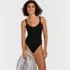 Women's V-Neck High Leg Strappy Back One Piece, alternative image