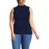 Women's Plus Size Sleeveless Polished Essentials Mock Neck Top, Front