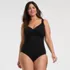 Women's Plus Size Sweetheart Underwire Wrap One Piece Swimsuit, Front