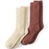 Women's Fuzzy Boot Socks 2 Pack, Front