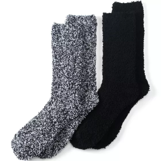 Women's Fuzzy Boot Socks 2 Pack - primary