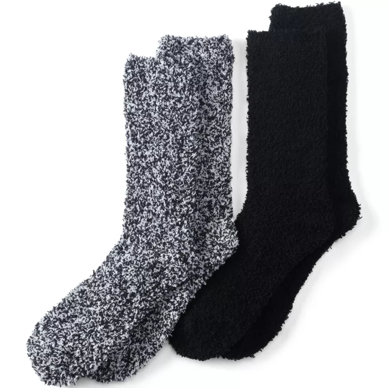 Women's Fuzzy Boot Socks 2 Pack, Front