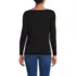 Women's Long Sleeve Polished Essentials Boatneck Top, Back