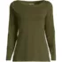 Women's Petite Long Sleeve Polished Essentials Boatneck Top, Front