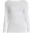 Women's Long Sleeve Polished Essentials Boatneck Top, Front