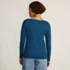 Women's Long Sleeve Polished Essentials Boatneck Top, Back