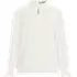 Women's Crepe Long Sleeve Convertible Ruffle Collar Blouse, Front