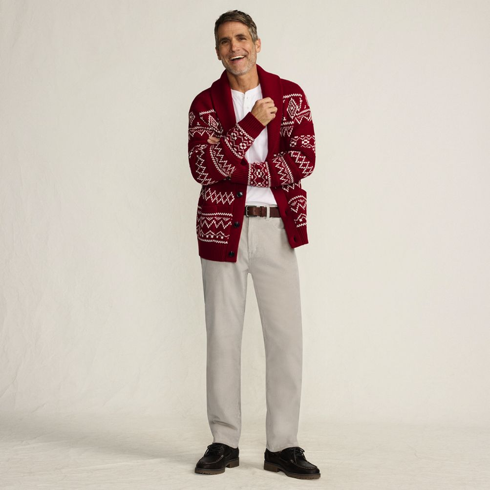 Men's Wide Wale Corduroy Classic Fit 5 Pocket Pant | Lands' End