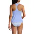 Women's V-Neck Racerback Flutter Tankini , Back