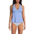 Women's V-Neck Racerback Flutter Tankini , Front