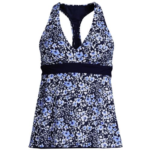 Women's V-Neck Racerback Flutter Tankini - image 4