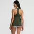Women's V-neck Racerback Flutter Tankini , Back