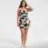 Women's Plus Size Square Neck Midkini Top , alternative image