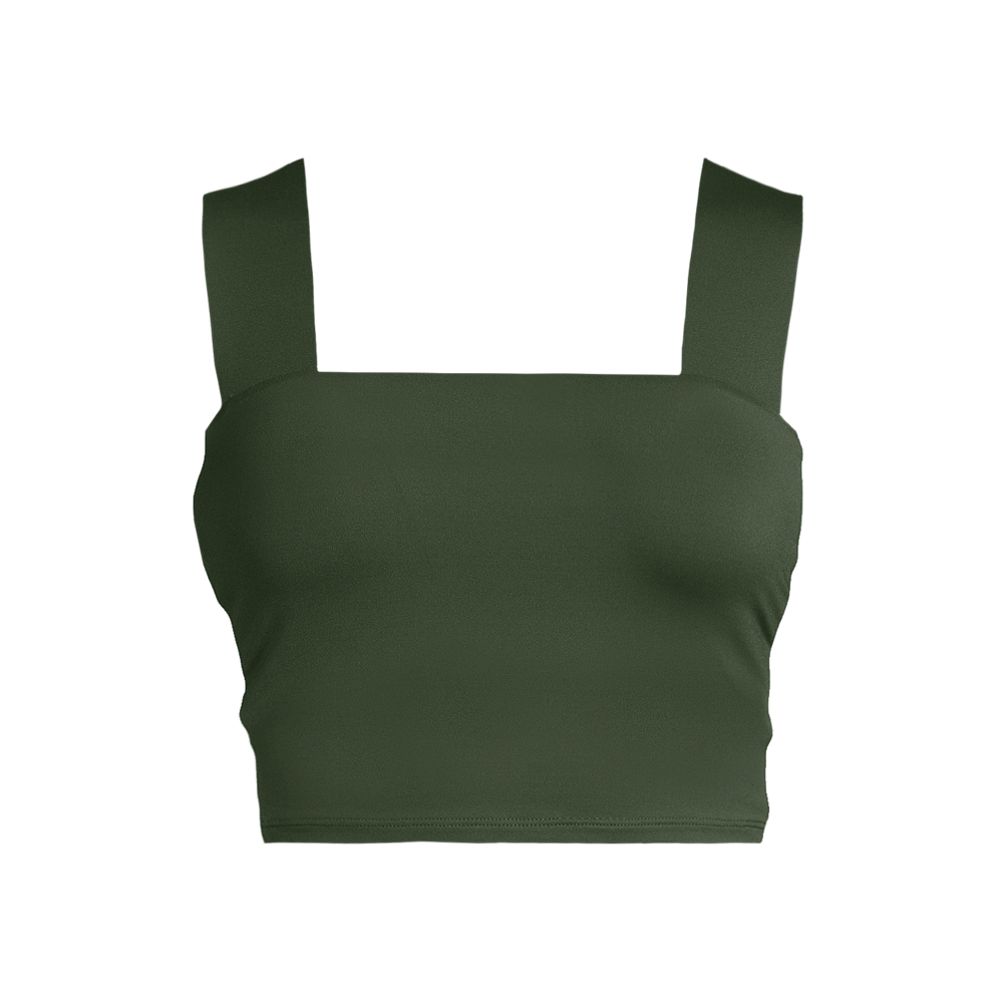 Women's Square Neck Midkini Top | Lands' End