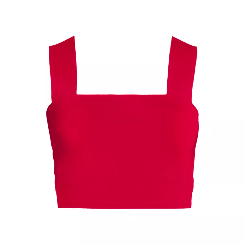 Women's Square Neck Midkini Top , Front