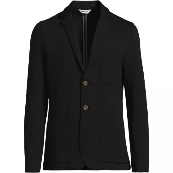 Men's Quilted Two Button Blazer - primary