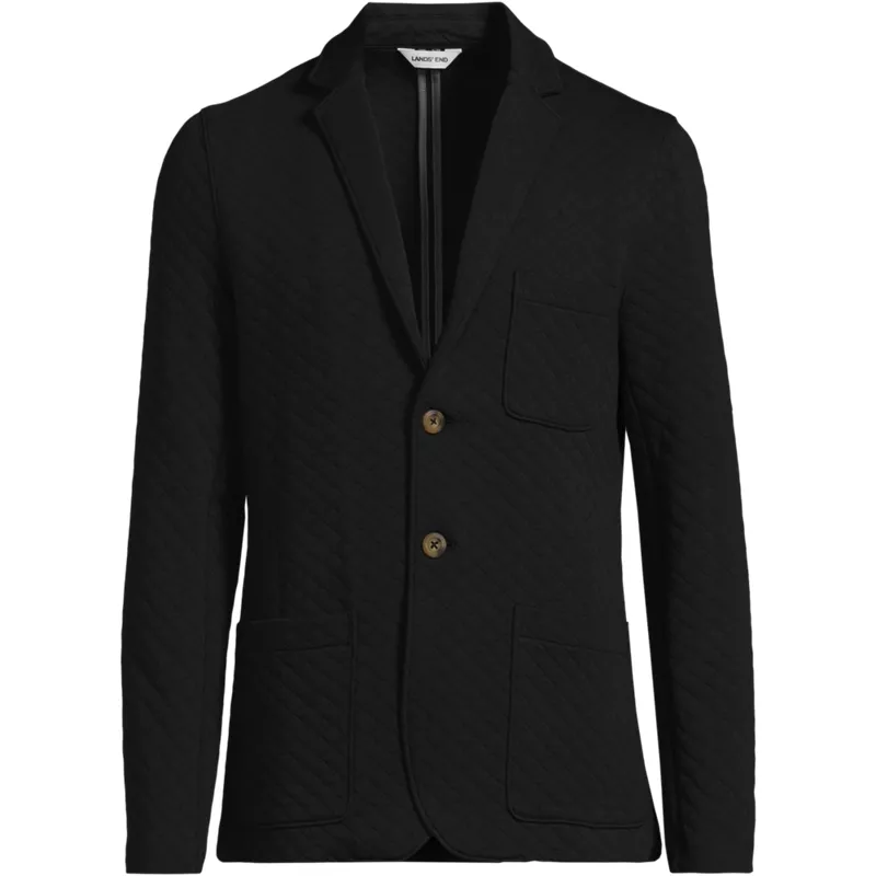 Men's Quilted Two Button Blazer, Front