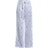 Women's Poplin Wide Leg Sleep Pants, Front