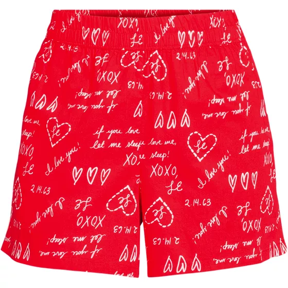 Women's Poplin Sleep Boxer Shorts - primary
