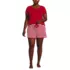Women's Plus Size Knit 2 Piece Pajama Set - Short Sleeve Top and Shorts, Front